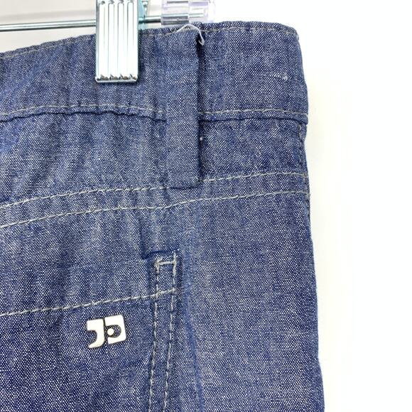 Joe's Jeans Women's Size 27 Mid Rise Wide Flare Leg Jeans Blue Chambray *READ - Picture 3 of 9